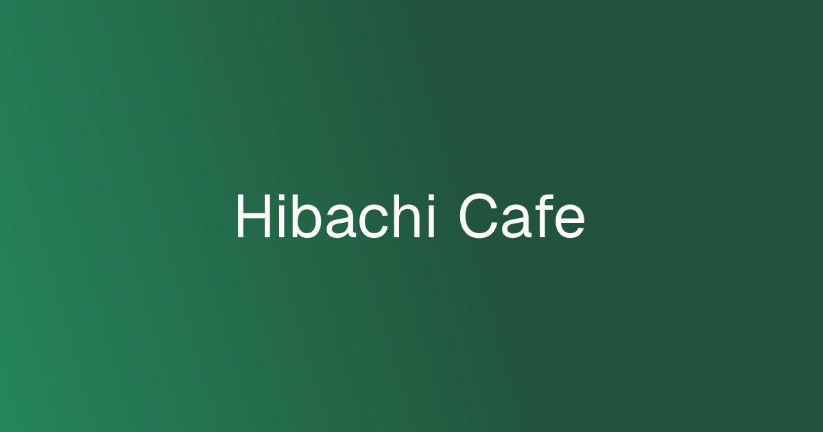 Hibachi Cafe cover